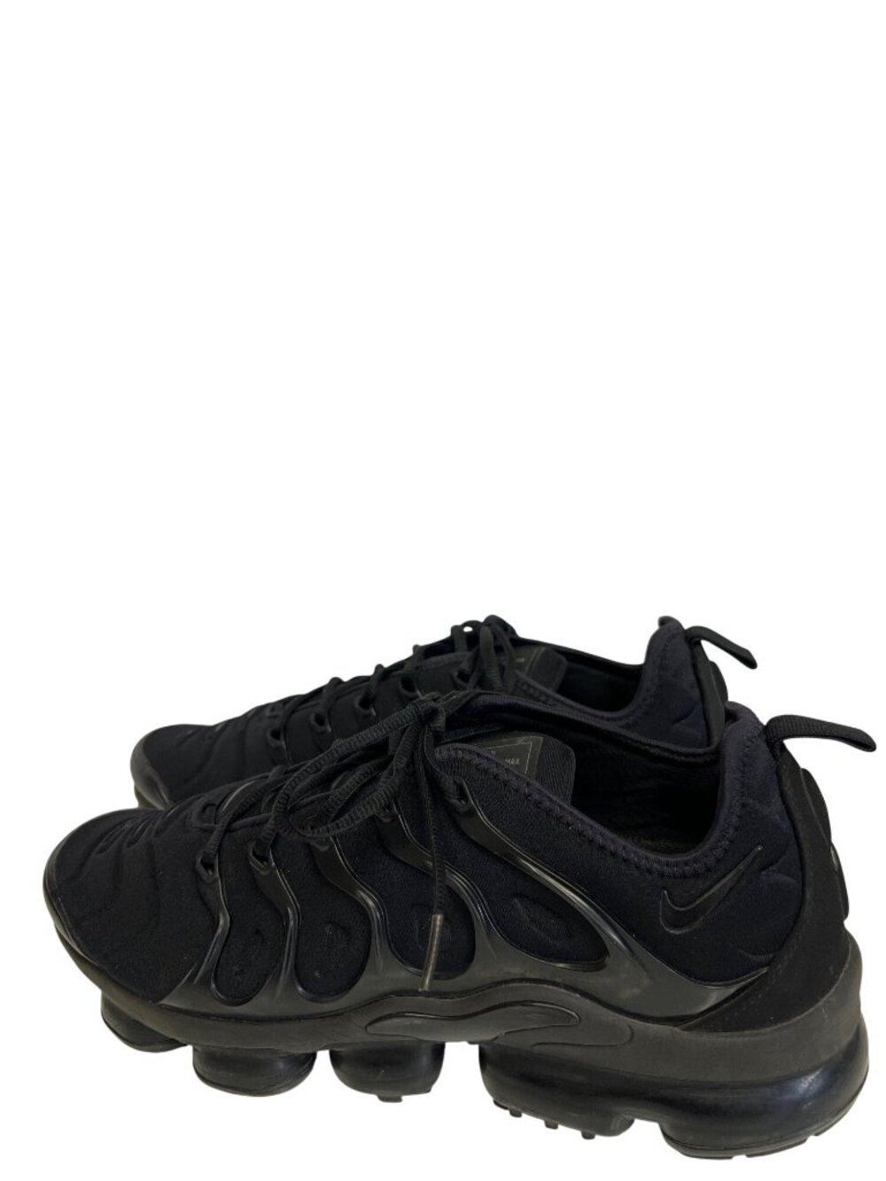 Nike Air VaporMax Plus Triple Black Men's Size 12 924453-004 Sneakers Gym Walk - Picture 4 of 11